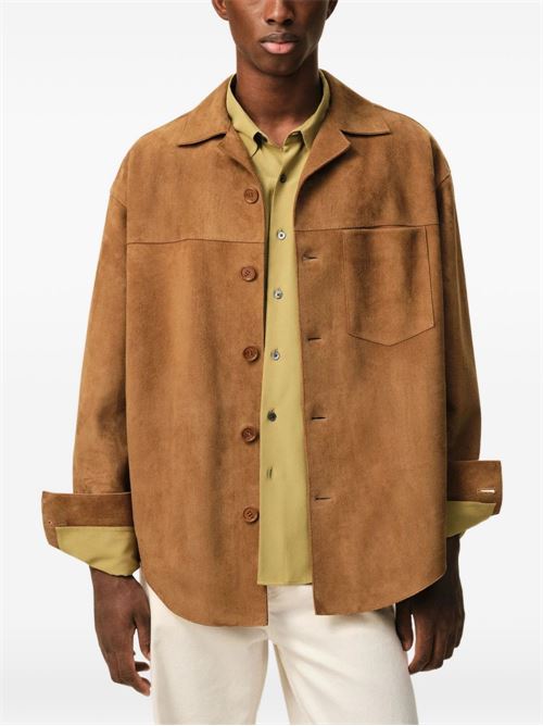 Suede Overshirt AMI PARIS | USH826LH0059236